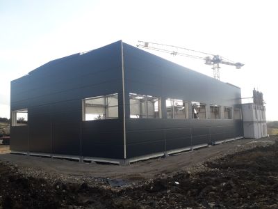 Budowa budynku Centrum Badawczo-Rozwojowego  w miejscowości Rudno